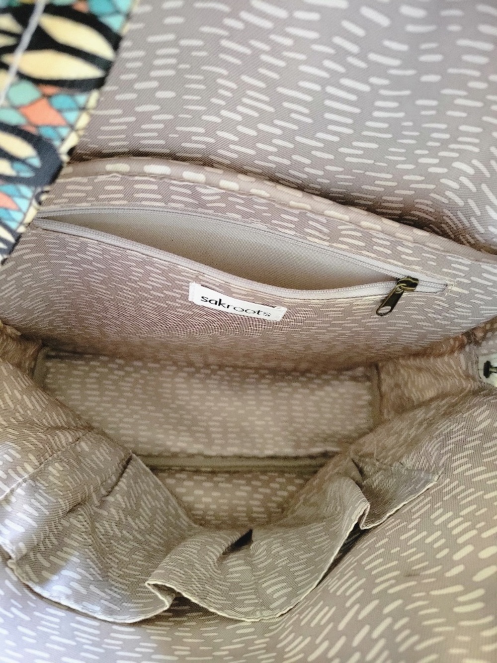 NWOT Sakroots Coated Canvas Artist Circle Bag Laptop Backpack - Picture 8 of 9
